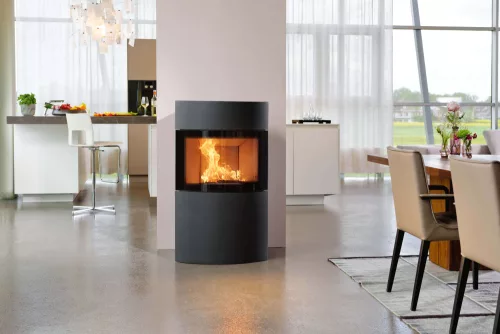 Fynn Xtra 2.0 hőtárolós kandallókályha acél front