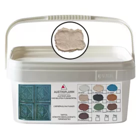   Austroflamm Fugenmörtel -  cserépkályha fugázó 1kg / vödör SÖTÉTBÉZS