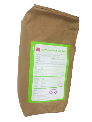 Austroflamm Naturputz - fehér színű természetes kályhás vakolat 20kg / zsák 