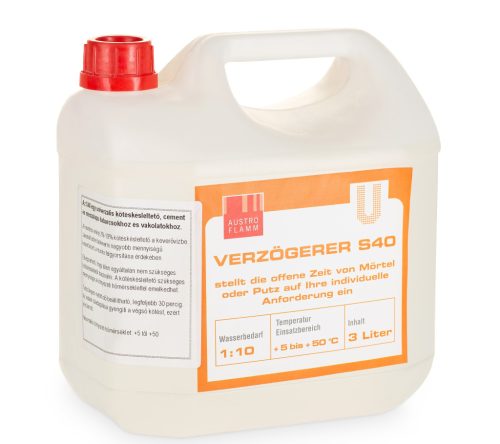 Agus Ofentechnik S40 kötéskésleltető 3l
