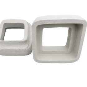   Cserépkályha csatlakozó 150x150 mm szögletes, utólag beépíthető