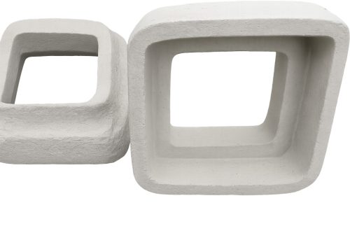 Cserépkályha csatlakozó 150x150 mm szögletes, utólag beépíthető