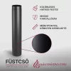 Füstcső egyenes 100cm hosszú, ø200