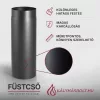 Füstcső egyenes 50cm hosszú, ø150