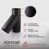 Füstcső T-idom 45 fokos ø130