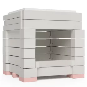   ÖkoSmart cserépkályha ökotűztér csomag 38x38x58 cm méretig - fehér
