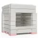 ÖkoSmart cserépkályha ökotűztér csomag 38x38x58 cm méretig - fehér