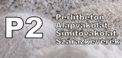 Duzzasztott perlit P2  0-1,6 mm 2 m³ raklapon - könnyűbetonhoz