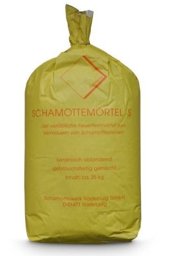 Radeburg Schamottemörtel-S samott habarcs 25 kg / zsák