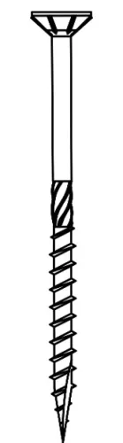 Super Easy kandallóburkolat építő csavar 4x70mm, 200 db