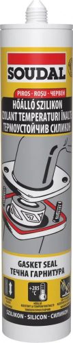 Soudal gasket seal hőálló univerzális szilikon, piros 280ml 285 °C
