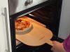 Pizzakő, kenyérsütő lap EXTRA 40x30x3 cm + fa pizzalapát 