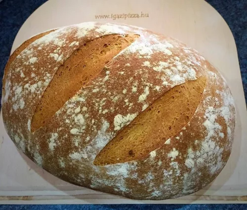 Pizzakő, kenyérsütő lap 40x30x2,5 cm + fa pizzalapát