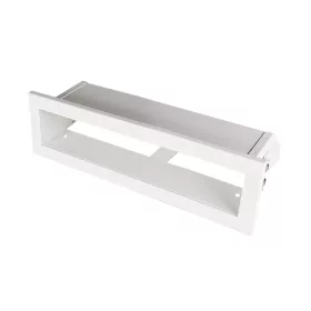 24x10 cm fehér minimál kandalló szellőzőrács